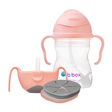 비박스 빨대컵 240ml+스낵컵, 1개, 바나나스플릿/바나나스플릿