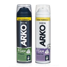 [아르코맨] 쉐이빙 폼 200ml 4개SET 묶음기획, 02_4개묶음_센서티브 4개
