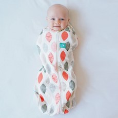 ergoPouch 0.2 tog Cocoon Swaddle Bag- 2 in 1 Swaddle Transitions into arms 무료 웨어러블 담요 침낭. 기저귀 교환이 간편, 단일옵션