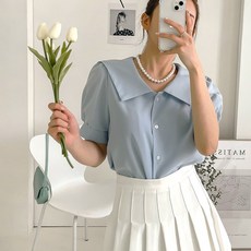 빅카라블라우스패턴도안