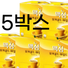 맥심 모카골드 마일드 커피믹스 400Tx5개 믹스커피, 5박스, 400개입, 1mg