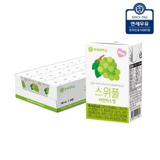 연세우유 스위플 샤인머스캣 140ml 24팩, 24개