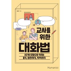 교사를 위한 대화법:3단계 모형으로 익히는 듣기 칭찬하기 지적하기, 휴머니스트, 김중수