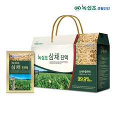 녹십초 국산 삼채진액 30포 식이유황 함유 삼채 99.9%, 80ml