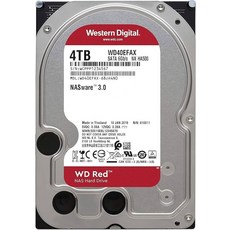 **NEW ZERO HOURS** WD40EFAX/WD40EFPX WD 인터널 HD 4TB 5400 RPM 256MB - wd40efpx