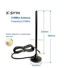 통신용 고 이득 lte 4g 공중 1575.42mhz gps 433mhz 868mhz 2.4ghz wifi 옥외 텔레비젼 디지털 안테나, 05 315Mhz antenna - 315mhz안테나