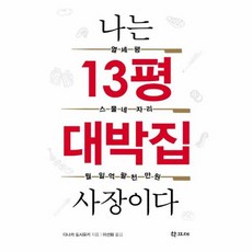 나는 13평 대박집 사장이다, 상품명