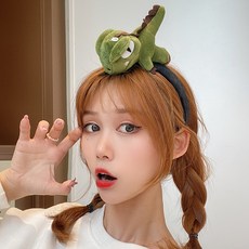 찐찐상회 조 생각을 드러내 같은스타일 논슬립 미끄럼방지 머리털을 누르다 여성 세수 인싸템 큐트 심플 결박함 빔 헤어액세서리