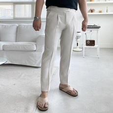 남자 9부 밴딩 슬랙스 핀턱 원턱 바지 구르카 팬츠 빅사이즈