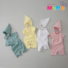 [마마고]아기 골지 니트 바디슈트 베이비바디슈트 여름