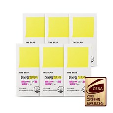 더비랩 기억력 두뇌건강 피로회복 영양제 [오메가3+옥타코사놀+홍삼] 6 1740mg / 60캡슐 6박스, 140g