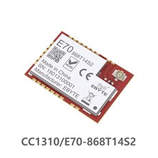 E70 868T14S2 14dBm CC1310 모듈 UART 무선 트랜시버 SMD 소형 고 신뢰성 868MHz RF 모듈 1.5km|고정 무선 단자|, 단일, 1개, CHINA