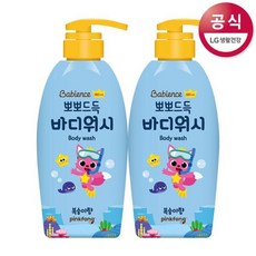 베비언스 핑크퐁 뽀뽀드득 바디워시 380ml 2개, 핑크퐁 뽀뽀드득 바디워시 380ml 2개/없음