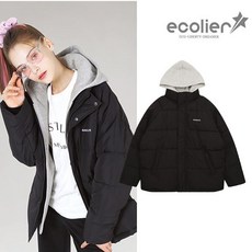 에꼴리에 후드레이어드 웰론 점퍼 22R0151