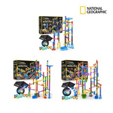 내셔널지오그래픽 글로잉 마블런 구슬굴리기 롤러코스터 3종 / NATIONAL GEOGRAPHIC Glowing Marble Run, 150피스