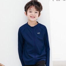  BAY-J 주니어 공용 래쉬가드 상의 베이직 집업  상품 이미지