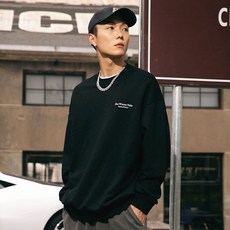 유루 남성용 Eine 클래식 기모 맨투맨 / K3797