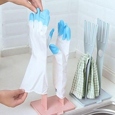 모양 걸이 말리기 건조대 거치대 주방 장갑 손가락 스탠 보관 홀더 행주 고무 고무장갑, 1개, 기본1, 기본1