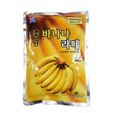 중앙 바나나라떼 900g X 12개(1박스) 자판기용 과일라떼 분말 차음료, 1박스