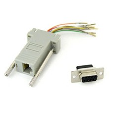 조합커넥터RJ45-시리얼DB9핀RJ45F-DB9FK0757UTP/W7144C5, @라디오 본상품선택