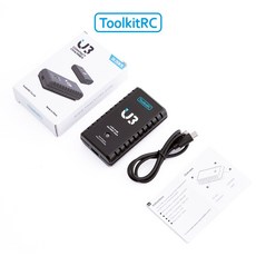 ToolkitRC NiMh 배터리 충전기 밸런스 포트 직접 U3 2-3S LiPo 4-8S USB-C 2A 25W, 02 U3 2-3S Lipo