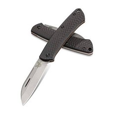 Benchmade - 적절한 319-2 나이프 Sheepsfoot 블레이드 플레인 엣지 세틴