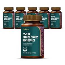 퍼펙토 브라질 아마존 타히보 베라트릭산, 6개, 60정