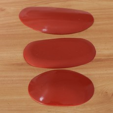 JC 아트 클레이 도자기 조각 몰딩을위한 3Pcs 믹스 크기 수지 스크래핑 플레이트