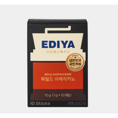 이디야 비니스트마일드아메리카노10입, 1g, 10개입, 8개