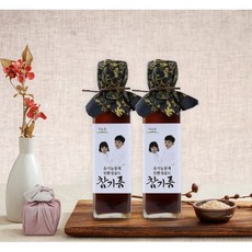 [올라경북]친환경 유기가공식품 참기름 들기름 국내산 180ml, 참기름180ml, 1개