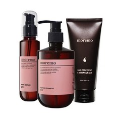 모레모 리페어 샴푸 R 300ml+트리트먼트 미라클 2X 180ml+헤어 세럼 120ml