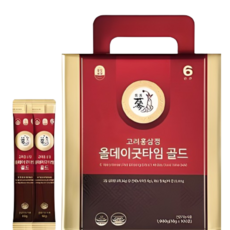 풍년보감 6년근 고려홍삼정 올데이굿타임 골드 진세노사이드 15mg 홍삼스틱 100포, 10g, 100개