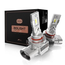 [튜닝인증부품] 바이오라이트 바이펑션 합법 LED 전조등 HB3 9005 (1 Set), 2개입