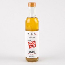 국산 저온압착 참기름 생참깨사랑, 1개, 300ml