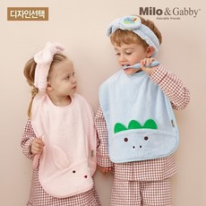 [밀로앤개비] 캐릭터세안밴드+세면타올(아기수건) set-디자인선택, 세안밴드:로라 / 세면타올:로라