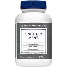 멀티비타민 The Vitamin Shoppe One Daily Men's Multivitamin - Energy & Antioxidant Blend Daily Multi-Mine