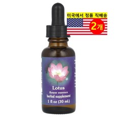 Dynamic Health 로터스 플라워 에센스 Lotus Flower Essence, 2개, 30ml