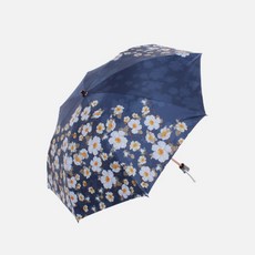 nobel [노벨] 곤색아이보리꽃 일본 양산 우산 우양산 8K PU코팅 99%차단