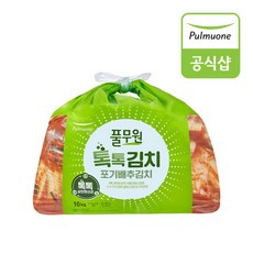 [생산직송] 풀무원 톡톡김치 포기배추김치 10kg, 1개