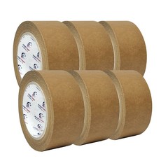 HORSE POWER 홀스파워 종이 테이프 마스킹 크라프트 포장 45mm x 40M (6개입), 6개