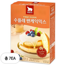 곰표 수플레 팬케익믹스, 420g, 7개