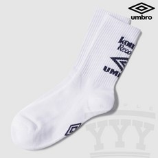 엄브로 KRB콜라보 그래픽 크루 삭스 UO223CSC43 WHT