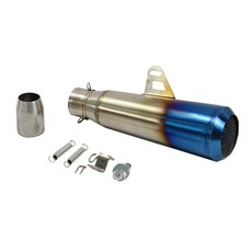 Royalways Yamaha R6 가와사키 M4 38-51mm를위한 보편적 인 GP 배출 머플러 관 미끄러짐, 1개