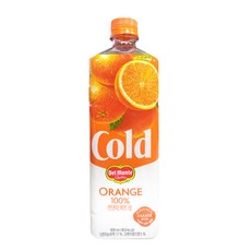 롯데칠성음료 델몬트 콜드 100% 오렌지, 900ml, 2개