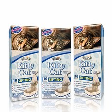 Alfapet Kitty Cat 팬 일회용 체질 라이너 - 10팩 + 트랜스퍼 1개 라지 XL 자이언트 초대형 사이즈 배변 상자 견고하고 쉬운 착용감을 위한 고무 밴드 포함, Original version, 10 Count (Pack of 2)