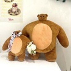 [최저가] 소두곰인형 어깨깡패 애착 곰돌이 곰동석 마동석 소두곰 곰인형 27cm 46cm, 소형(27cm)