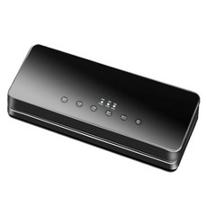 XIAOMI MIJIA 전기 진공 실러 포장 기계 식품 보존을위한 신선한 포장 기계 씰링 가정용 주방, 01 black_03 영국 플러그