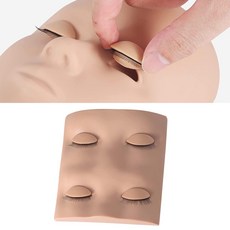 속눈썹 연습용 현실적인 눈꺼풀 마네킹 살롱 뷰티 모델, 02 A, 1개