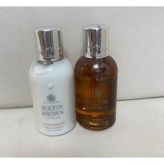 몰튼브라운 헤븐리 진저릴리 배쓰 & 샤워젤100ml +바디로션 100ml 바디워시 트래블세트, 1개 - 몰튼브라운향수