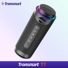 Tronsmart T7 휴대용 블루투스 스피커 출력30W 12시간 sd카드지원 IPX7방수 TWS페어링 전용앱 맞춤 사운드 LED 캠핑